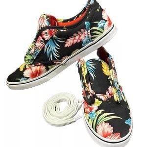 Vans Floral Slip-On Sneakers